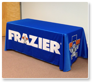 Table Throw with Graphics on 4 sides
